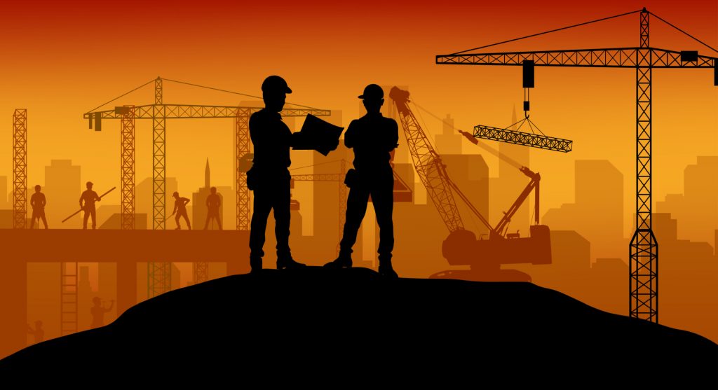 Vecteezy Construction Worker At Work With Worker Standing Vector 5950267 1024x557 