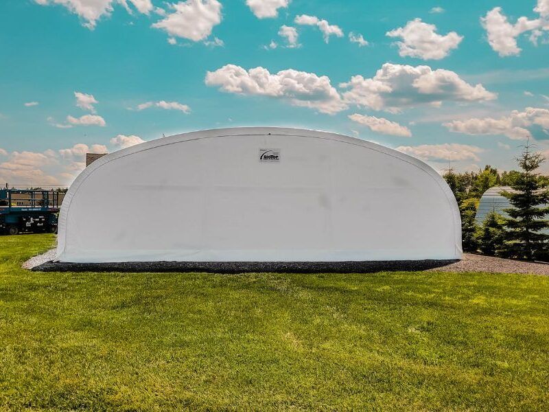 Tension Fabric Buildings for Disaster Relief: An Overview